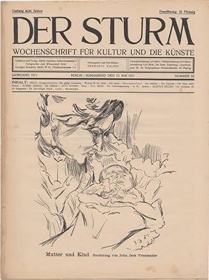 Seller image for Der Sturm. Wochenschrift fr Kultur und die Knste. Jahrgang 1911, Nr. 62, 13. Mai. Herausgegeben von Herwarth Walden. for sale by Antiquariat Weinek
