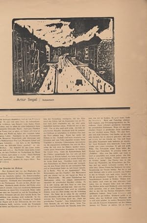 Seller image for Der Sturm. Wochenschrift fr Kultur und die Knste. Jahrgang 1911, Nr. 82, Oktober. Herausgegeben von Herwarth Walden. for sale by Antiquariat Weinek