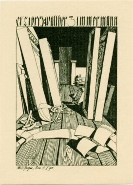 Ex Libris Walther Zimmermann.