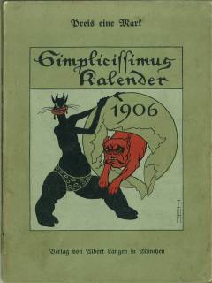 Bild des Verkufers fr Simplicissimus-Kalender fr 1906. zum Verkauf von Antiquariat Weinek