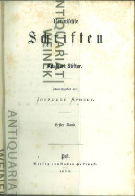 Vermischte Schriften. Herausgegeben von Johannes Aprent. Erster und zweiter Band.