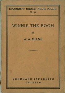 Winnie-The-Pooh. With decorations by Ernest H. Shepard. Mit Anmerkungen und Wörterbuch bearbeitet...