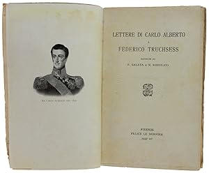 Imagen del vendedor de LETTERE DI CARLO ALBERTO A FEDERICO TRUCHESESS.: a la venta por Bergoglio Libri d'Epoca