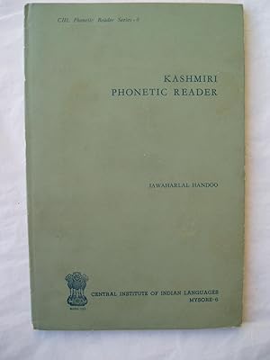Seller image for Kashmiri Phonetic Reader for sale by Expatriate Bookshop of Denmark