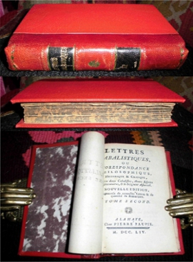 Seller image for Lettres cabalistiques ou correspondance philosophique, historique et critique, entre deux cabalistes, divers esprits elementaires, & le Seigneur Astraroth. Nouvelle dition, augmente de nouvelles lettres & de quantite de remarques. Tome second. for sale by Antiquariat Clement