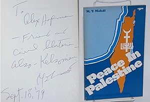 Imagen del vendedor de Peace in Palestine a la venta por Bolerium Books Inc.