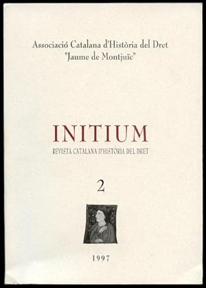 Initium Revista Catalana D'Historia Del Dret