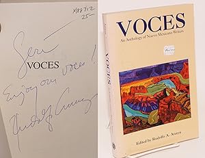 Bild des Verkufers fr Voces: an anthology of Nuevo Mexicano writers [signed] zum Verkauf von Bolerium Books Inc.