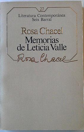 Imagen del vendedor de Memorias de Leticia Valle a la venta por Librería Salvalibros Express