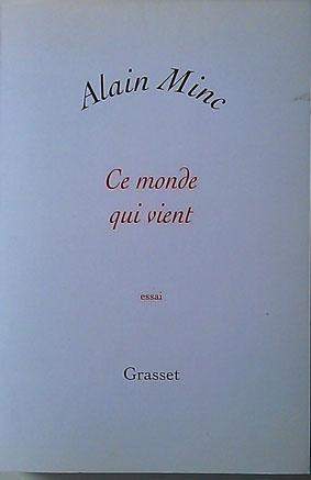Seller image for Ce Monde Qui Vient ( Texto En Frances ) for sale by Librera Salvalibros Express