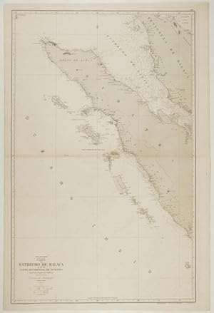 Imagen del vendedor de Oceano Indio. Carta del Estrechio de Malaca y de la Costa Occidentale de Sumatra segun los trabajos mas modernos. a la venta por Altea Antique Maps