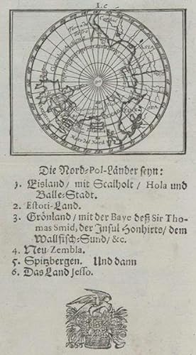 Bild des Verkufers fr [Die Nord=Pol-Lander.] zum Verkauf von Altea Antique Maps