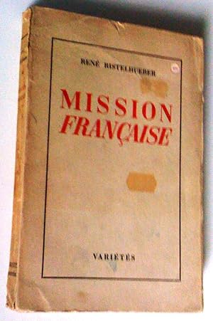 Seller image for Mission franaise for sale by Claudine Bouvier