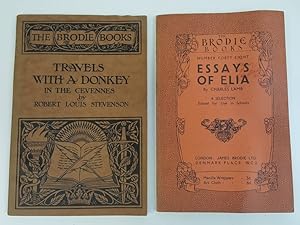 The Brodie Books: No. 48. Essays of Elia & No. 62. Travels with a Donkey in the Cevennes [2 volumes]