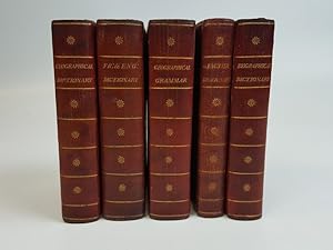 Seller image for A Compendious Geographical and Historical Grammar; A Compendious Geographical Dictionary; A New Biographical Dictionary; A Dictionary of the English Language; The Royal Pocket Dictionary French and English and English and French [5 volumes] for sale by Keoghs Books
