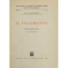 Bild des Verkufers fr Il fallimento. Prima traduzione italiana autorizzata sulla 3 tedesca curata da Max Grimm di Marina Bonsignori zum Verkauf von Libreria Antiquaria Giulio Cesare di Daniele Corradi