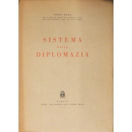 Bild des Verkufers fr Sistema della diplomazia zum Verkauf von Libreria Antiquaria Giulio Cesare di Daniele Corradi