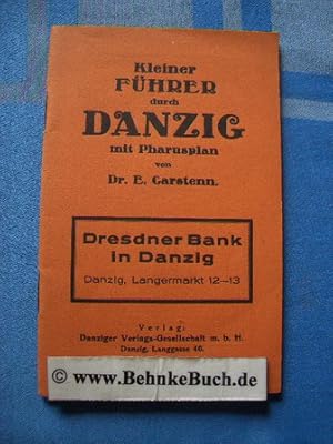 Bild des Verkufers fr Kleiner Fhrer durch Danzig mit Pharusplan. zum Verkauf von Antiquariat BehnkeBuch