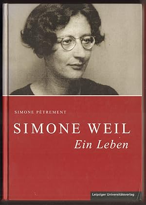 Bild des Verkufers fr Simone Weil. Ein Leben. zum Verkauf von Antiquariat Neue Kritik