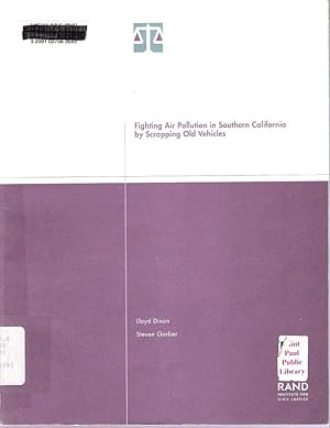 Seller image for Fighting Air Pollution in Southern California by Scrapping Old Vehicles for sale by Mike's Library LLC