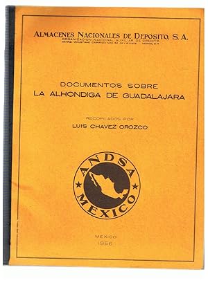 Imagen del vendedor de DOCUMENTOS SOBRE LA ALHONDIGA DE GUADALAJARA a la venta por Librera Torren de Rueda