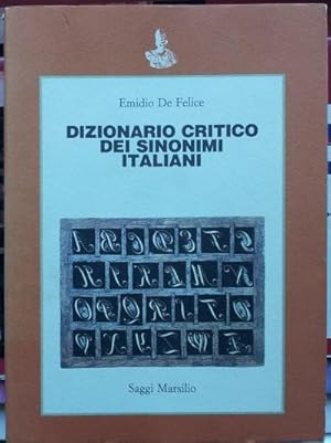 Dizionario critico dei sinonimi italiani