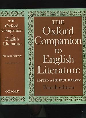 Seller image for The Oxford Companion to English Literature, for sale by Roger Lucas Booksellers