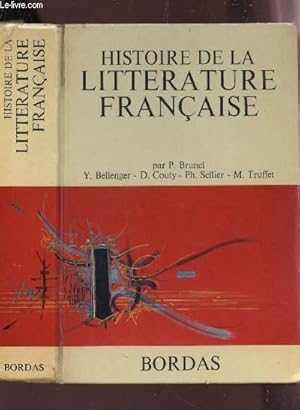 Image du vendeur pour HISTOIRE DE LA LITTERATURE FRANCAISE. mis en vente par Le-Livre