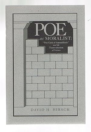 Immagine del venditore per Poe As Moralist - "The Cask of Amontillado" and the Transvaluation of Values venduto da Andrew James Books