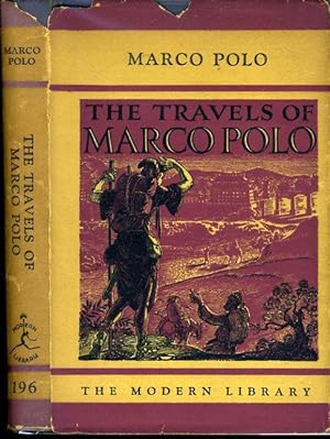 Imagen del vendedor de THE TRAVELS OF MARCO POLO (ML # 196.1, 257 Titles on DJ, SPRING 1938) a la venta por Shepardson Bookstall