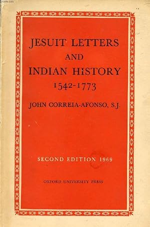 Seller image for JESUIT LETTERS AND INDIAN HISTORY, 1542-1773 for sale by Le-Livre