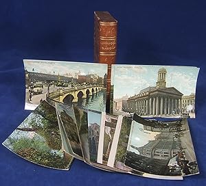 Seller image for COLLECTION OF 8 VINTAGE POSTCARDS OF TURN-OF-THE-CENTURY GLASGOW, Issued Between 1900-1914, All Different Views Featuring Famous Locales (HOUSED IN A CUSTOM QUARTER-MOROCCO SOLANDER SLIPCASE WITH MARBLED SIDES). for sale by Lakin & Marley Rare Books ABAA