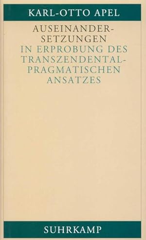 Bild des Verkufers fr Auseinandersetzungen in Erprobung des transzendental-pragmatischen Ansatzes zum Verkauf von AHA-BUCH GmbH