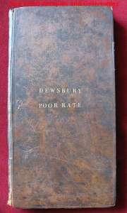 1819 HANDWRITTEN MANUSCRIPT 'POOR RATE' BOOK FOR DEWSBURY WEST YORKSHIRE