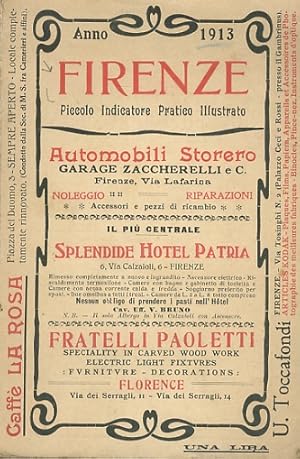 FIRENZE. Piccolo indicatore pratico illustrato. Il nuovo stradario completo della città. Parte pr...