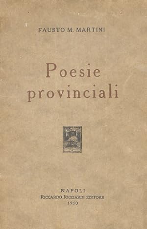 Poesie provinciali.