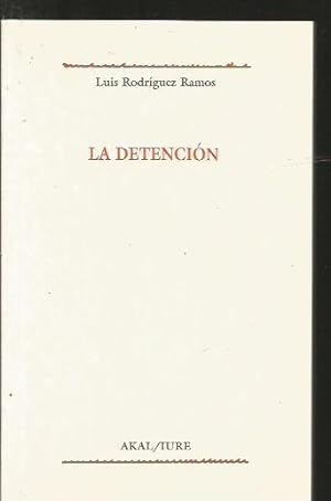 Imagen del vendedor de DETENCION - LA a la venta por Desvn del Libro / Desvan del Libro, SL