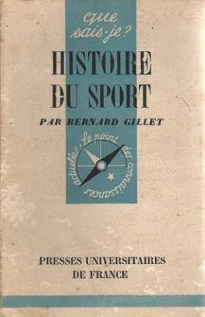Image du vendeur pour Histoire du sport. mis en vente par JLG_livres anciens et modernes