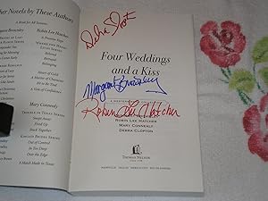 Imagen del vendedor de Four Weddings And A Kiss: Signed a la venta por SkylarkerBooks