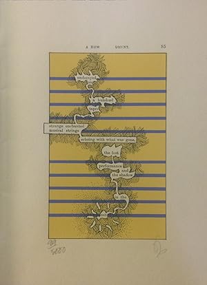 signed original print (The Humament) in ARTS REVIEW Vol XXVIII No 23