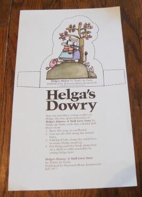 Seller image for HELGA'S DOWRY: A TROLL LOVE STORY / FULL COLOR PICTORIAL POSTER for sale by THE FINE BOOKS COMPANY / A.B.A.A / 1979