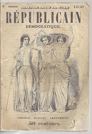 Almanach républicain démocratique, 1850