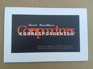 Marcel BROODTHAERS : Correspondances / Korrespondenzen