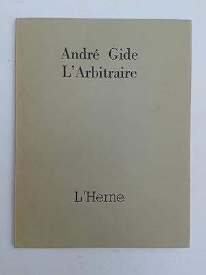 L' Arbitraire