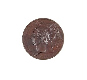 Copper Medal in commemoration of his 1740-1744 Circumnavigation and 1747 defeat of the French at ...