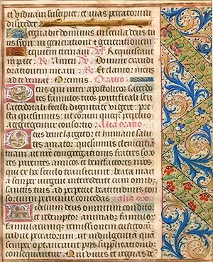 Illuminated leaf from a Book of Hours