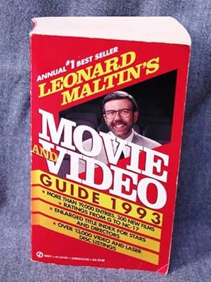 Bild des Verkufers fr Leonard Maltin's Movie and Video Guide 1993 Edition zum Verkauf von Past Pages