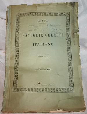 Famiglie Celebri Italiane, Attendolo Sforza.
