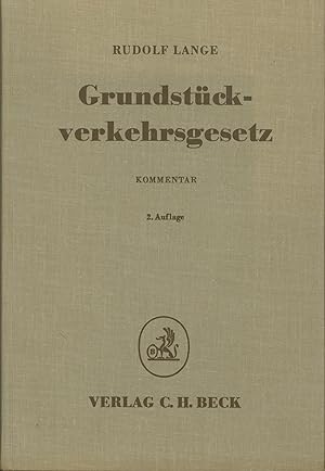 Grundstückverkehrsgesetz. Kommentar.,