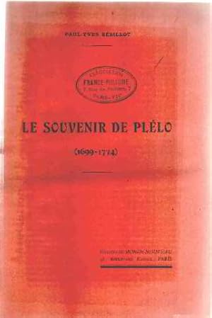 Image du vendeur pour Le souvenir de pllo (1699-1734 ) mis en vente par librairie philippe arnaiz